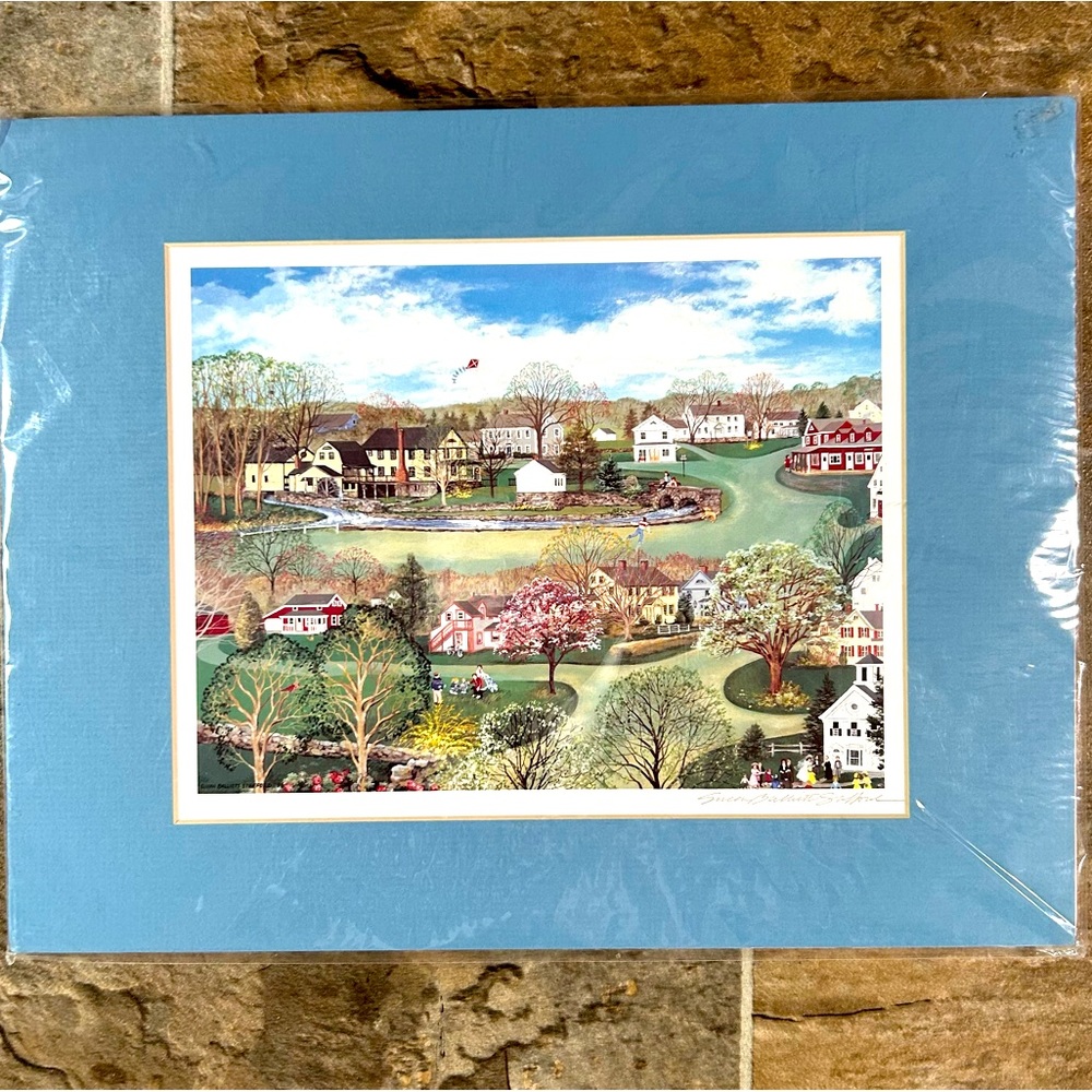 “ Morning in May” signed print by Susan Stafford